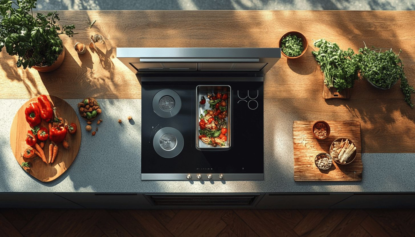 Comment choisir une table de cuisson aspirante avec système de recyclage intégré